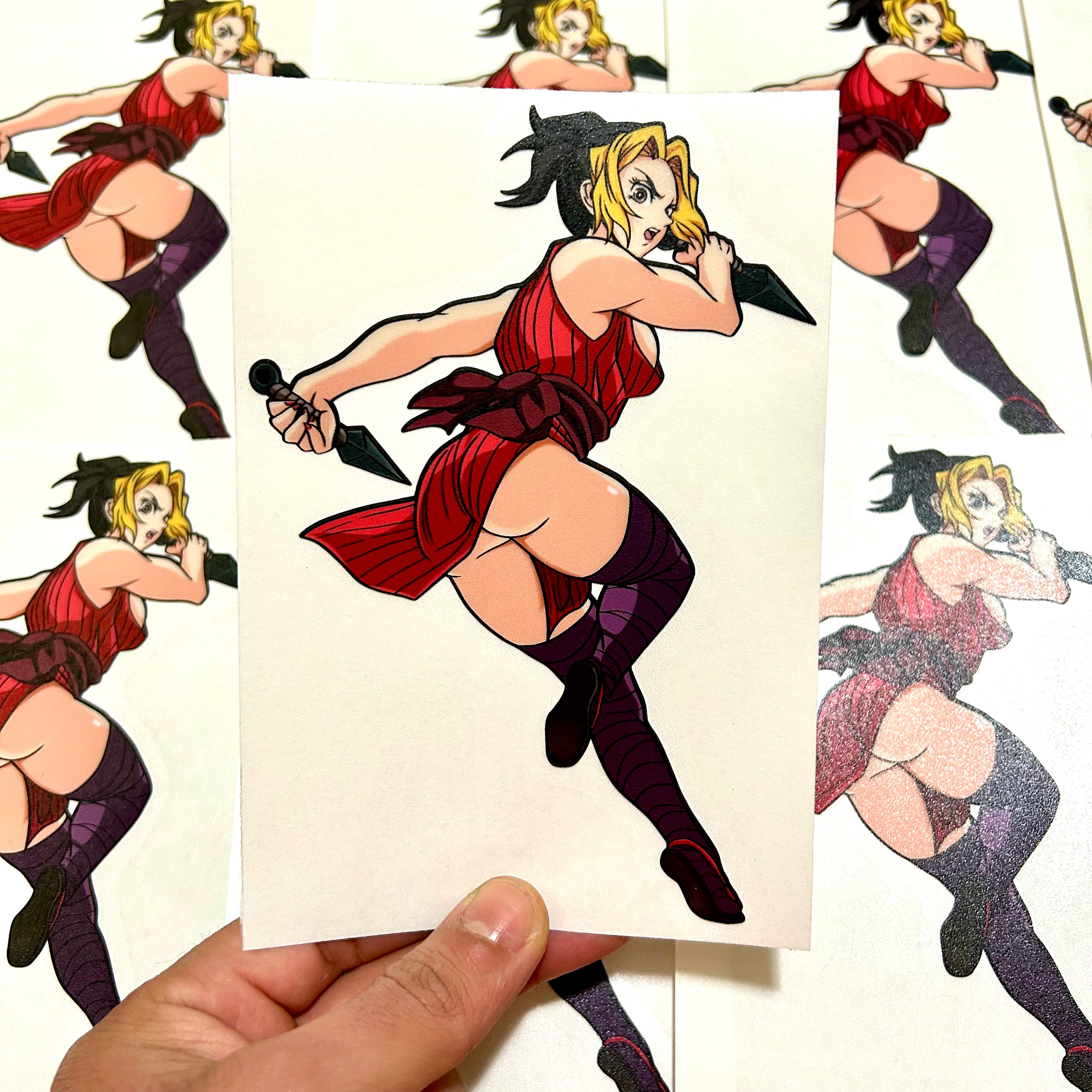 Kunoichi “Makio” Full body sticker – xDeathBeforeDishonorx